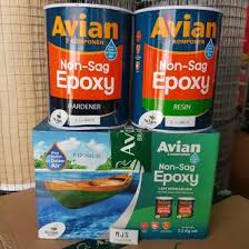 

Avian Lem EPOXY Non Sag 2 Komponen x 1600 Gram Resin Hardener 3.2KG