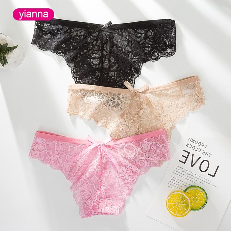 Impor Celana Dalam CD Sexy Seksi Murah Mewah Elegan celana dalam pakaian thong yianna