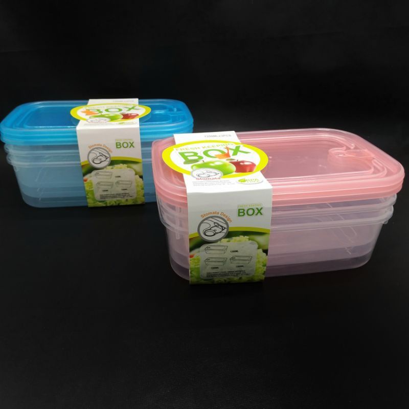 Box Fresh keeping / box penyimpanan makanan 3pcs 1700ML 2223