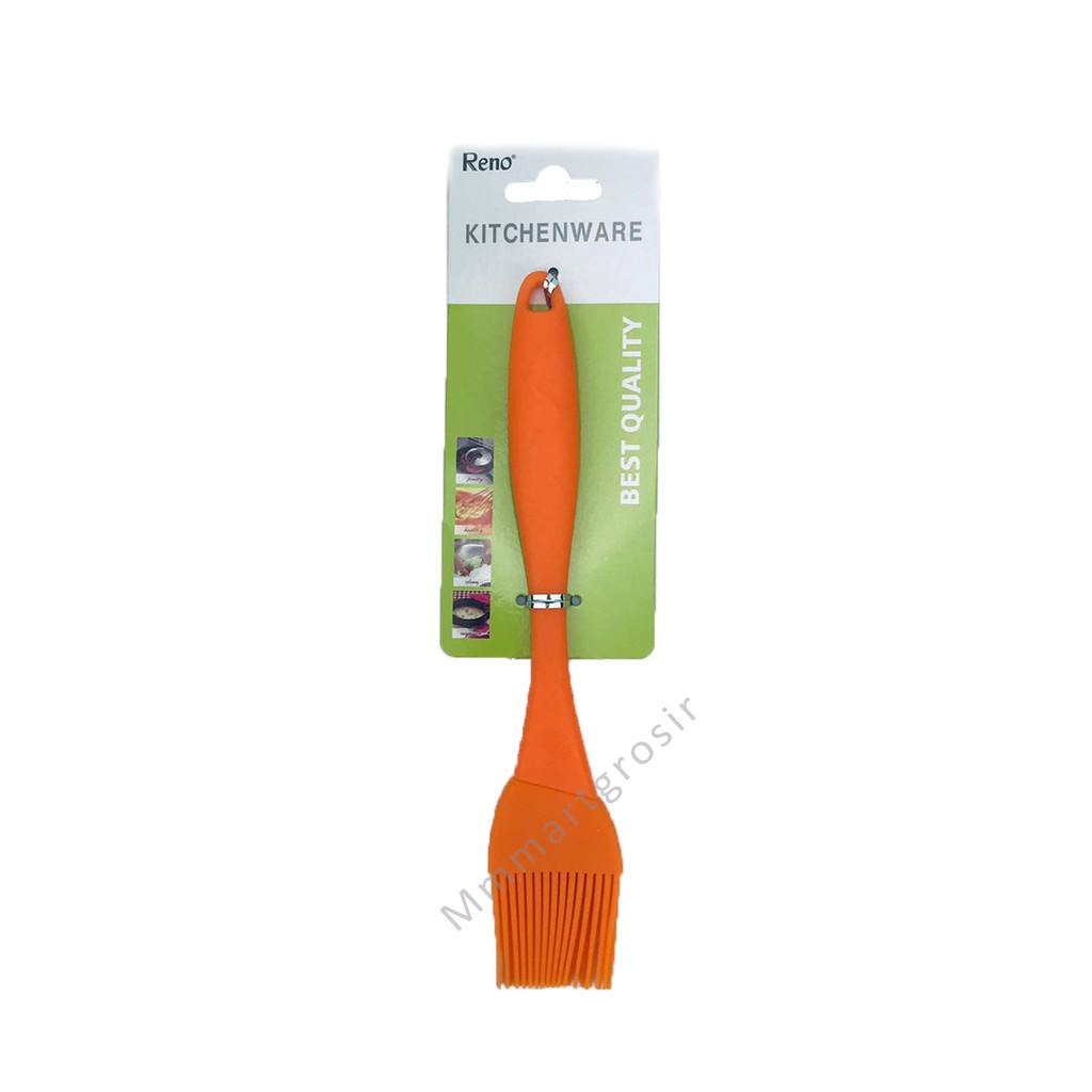 Reno / Silicon Basting Brush+Plastik Handle / Orange