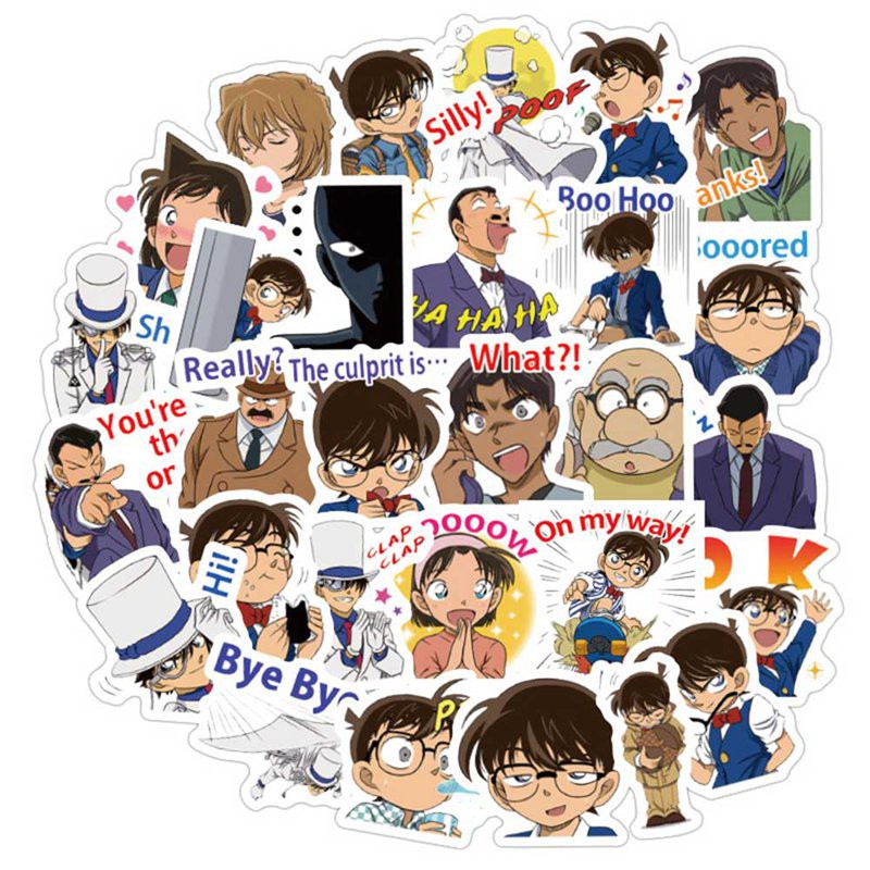 DC001 – Sticker / Stiker Anime Jepang Detective Conan