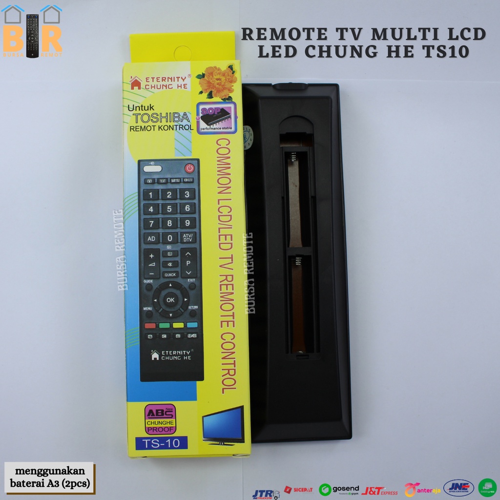 Remot / REMOTE MULTI TV LCD LED TOSHIBA Chung He TS- 10