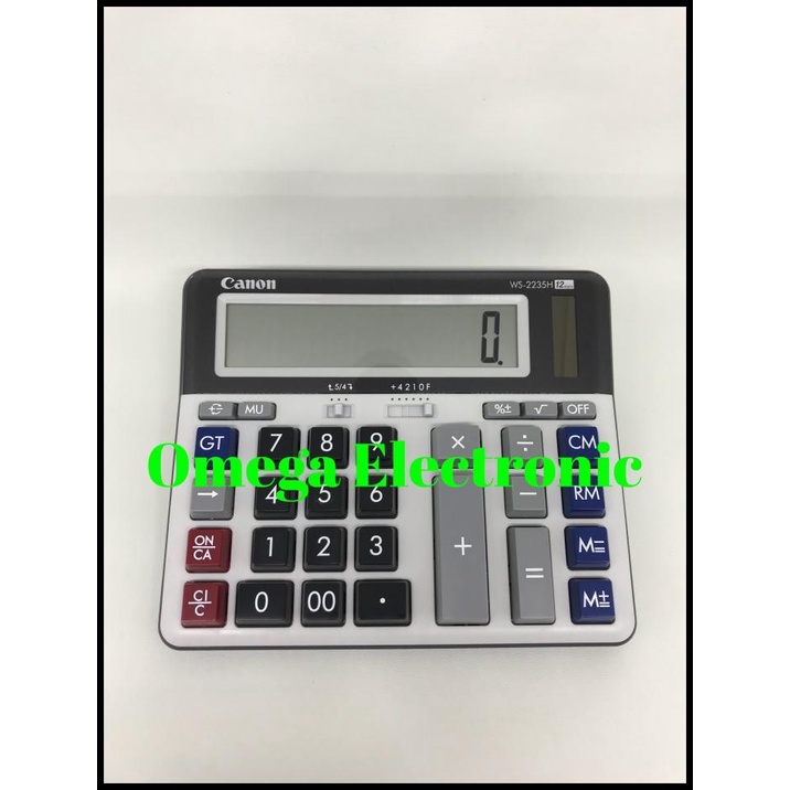 

Canon Ws-2235H - Calculator Desktop Kalkulator Meja Kantor 12 Digits