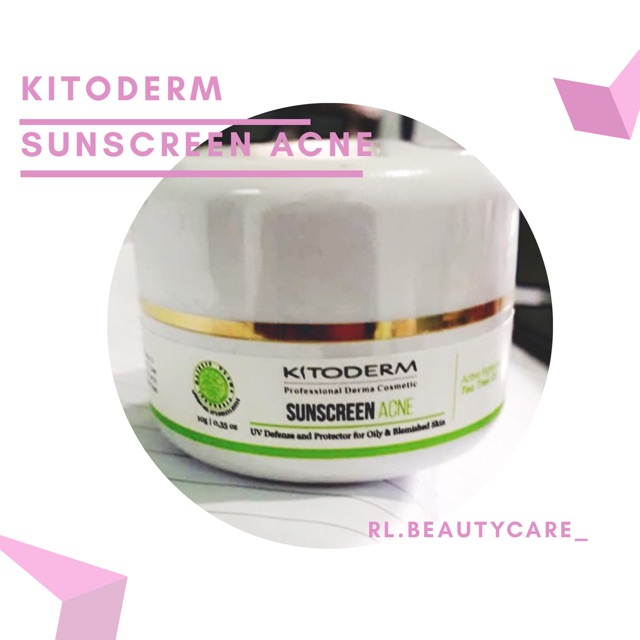 KITODERM SUNSCREEN ACNE (CREAM PAGI ACNE WHITENING)