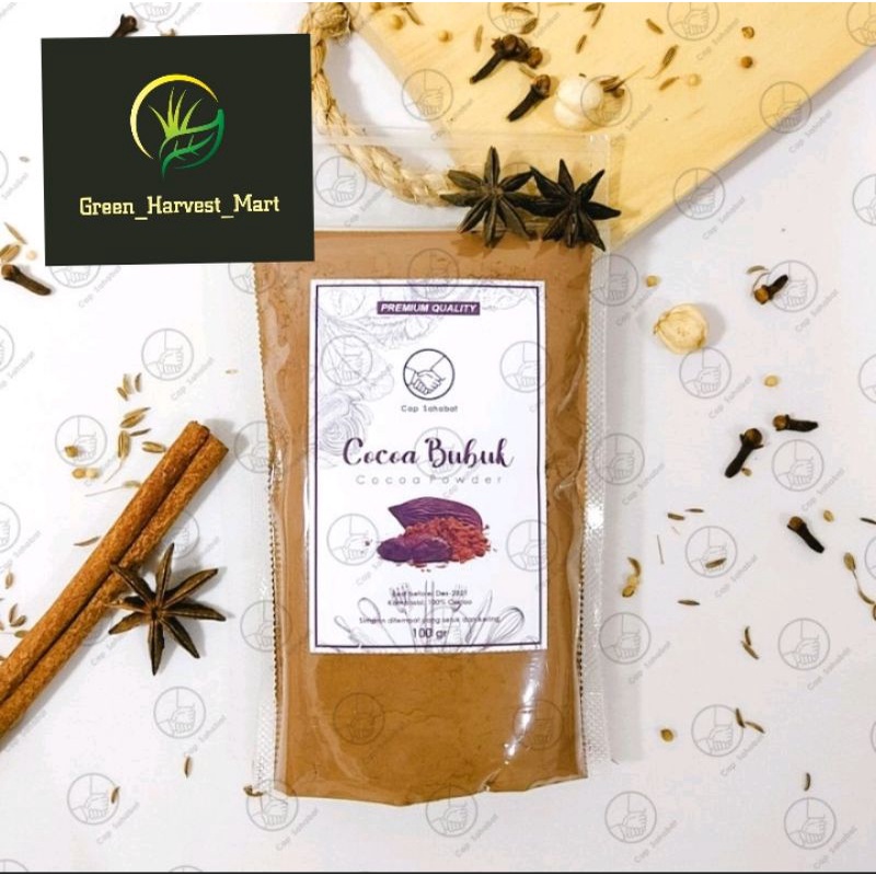 

100 gr Coklat Bubuk / Cocoa Bubuk /Cocoa Powder /Rempah /100% PREMIUM