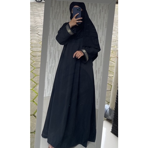 Basic Abaya Abaya Hitam Abaya Rehamaj