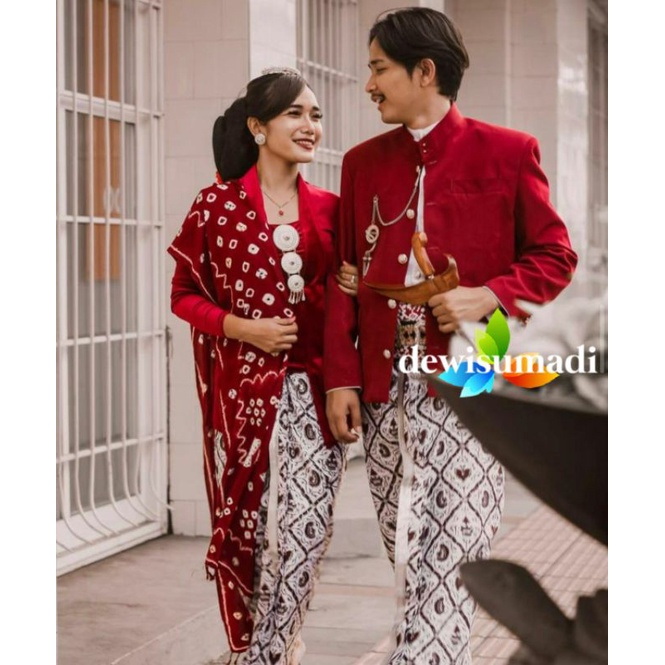 Set Pakaian Couple Adat Jawa/Baju Prewedd