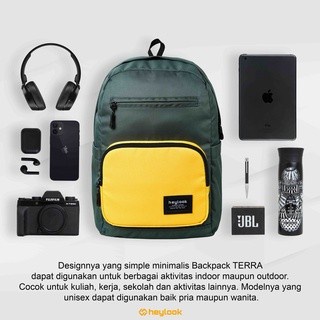 TAS RANSEL PRIA WANITA BACKPACK TERRA TAS PUNGGUNG LAPTOP KULIAH