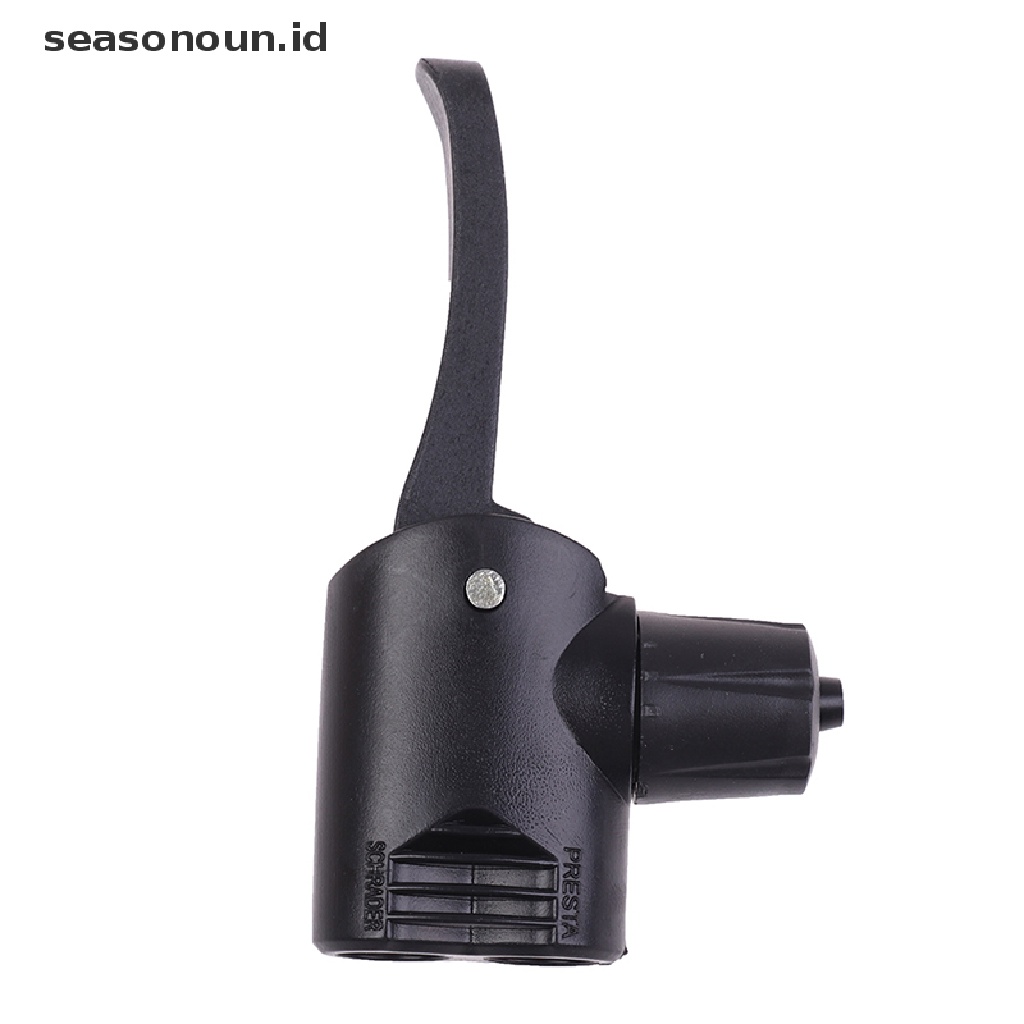 (seasonoun) Adaptor Katup Pompa Ban Sepeda Pengganti Kepala Ganda