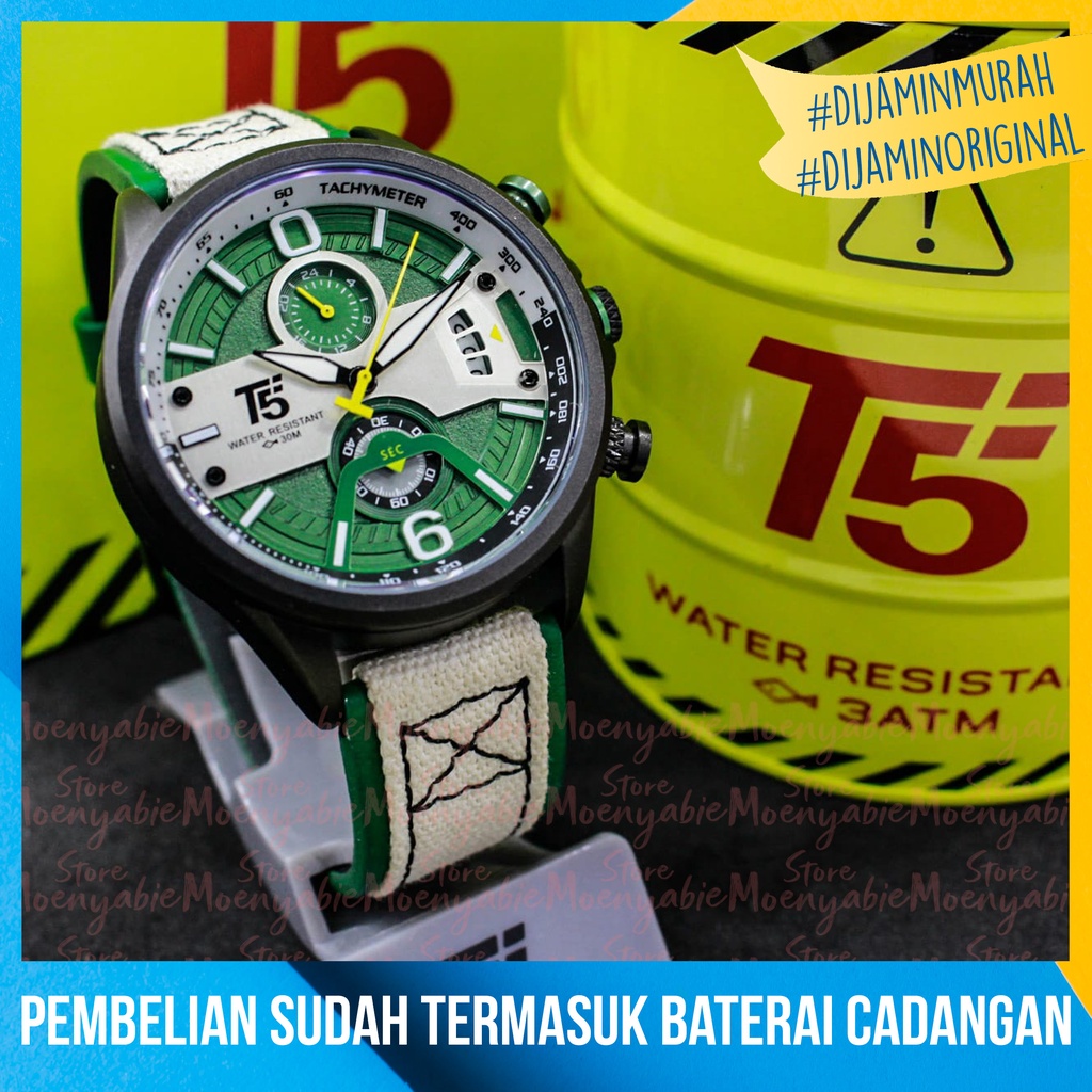 Jam Tangan Pria T5 H 3584G Original Dan Anti Air Jam Tangan T5