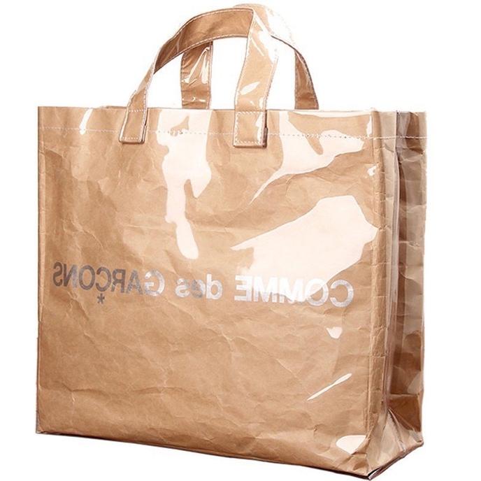 Comme Des Garcons Tote Bag Beige - Original Guarantee 100%