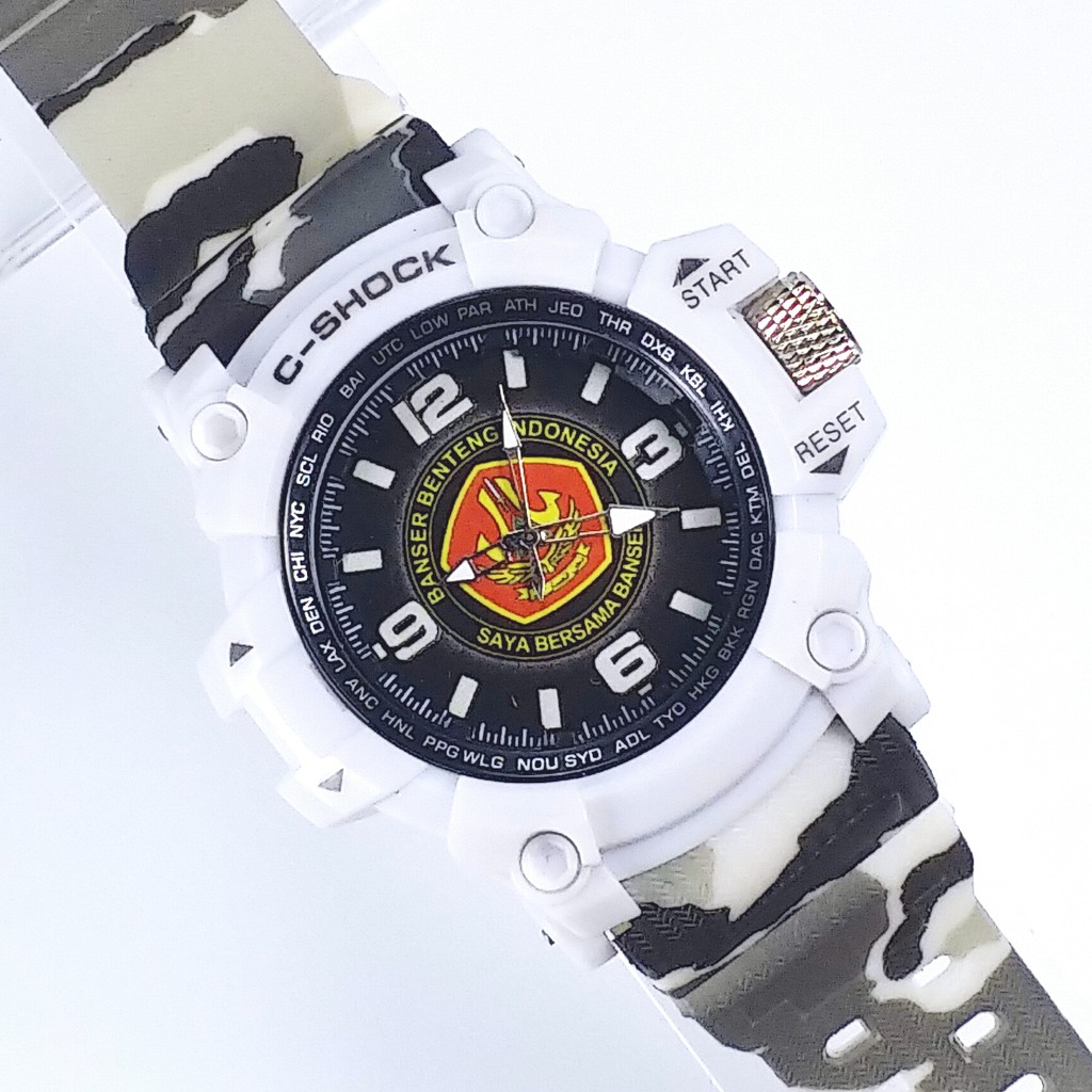 [LIMITED EDITION] JAM  TANGAN &quot;NAHDLATUL ULAMA&quot; STRAP ARMY PUTIH  #NU #BANSER #ANSOR