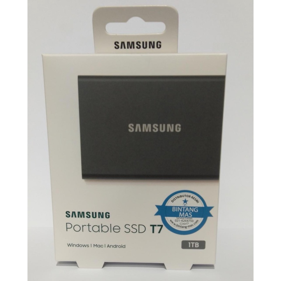 Samsung Portable SSD T7 Non Touch 1TB USB 3.2 Gen2 - Abu-abu