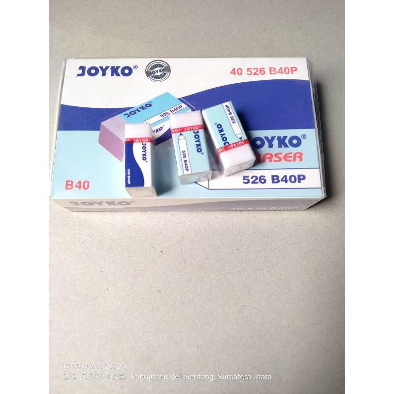 

Stip JOYKO putih.harga tertera per 1 box isi 40 pcs.