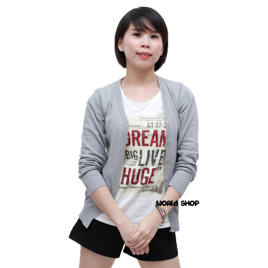 Cardigan Basic | Cardigan Rajut | Kardigan Wanita|  Rajut