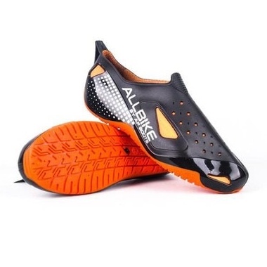 BISA COD - AP Boots All Bike Orange - Sepatu Berkendara Full Karet Tanpa Lem dan Tanpa Jahitan Size 39 - 43 - FANZ STORE