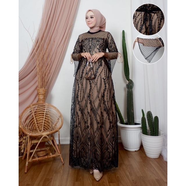 Dea_Busana01/Gamis Diana , Kebaya Jannah, Gamis Kebaya ,Gamis Brokat, Gamis Tille, Gamis Pesta ,