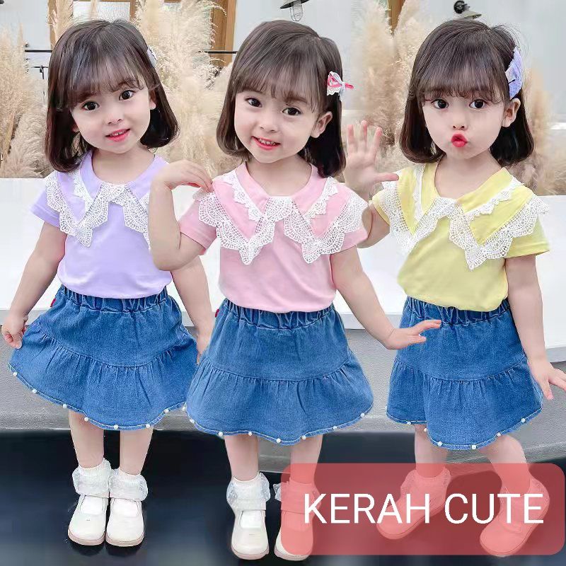 Setelan Anak Perempuan Claudia Import 1-4 Tahun Laurakidshop part 2