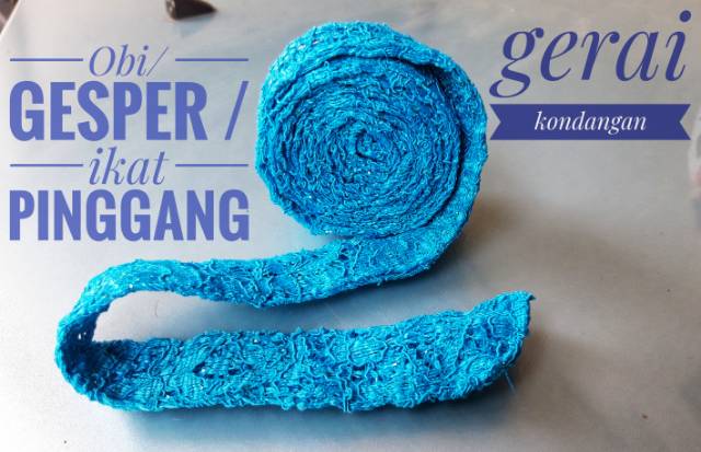 BELT BROKAT KEBAYA/ GESPER RENDA / OBI PINGGANG KEBAYA RENDA CANTIK / TALI IKAT PINGGANG KEBAYA