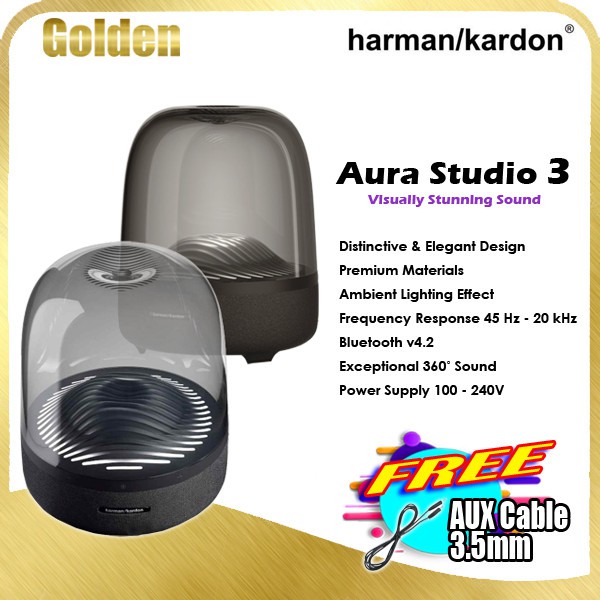 Harman Kardon Aura Studio 3 Bluetooth Wireless Speaker Resmi IMS