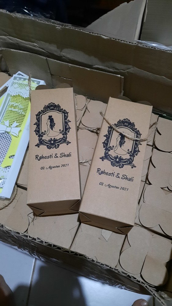 Souvenir Pernikahan Gelas Kaca Minum Gelas Bamboo Bambu Gelas Jus Gelas Sablon Kemas Box Rustic