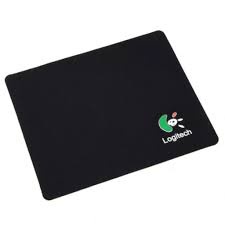 Mousepad Gaming / Office / Rubber Hitam Polos Anti Slip Mouse Pad Ori Logo