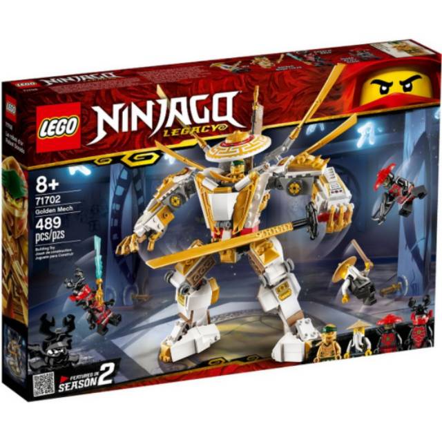 Lego Ninjago Robot Gold Samurai Warrior Emas