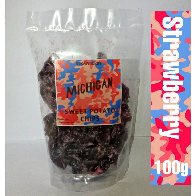 

Michigan Keripik Ubi Ungu Strawberry