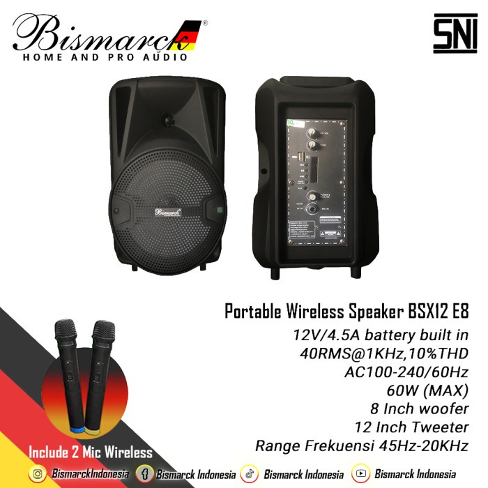 Portable Speaker BSX-12 E8