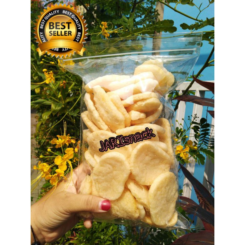 

krupuk bangka / kemplang goreng / kemplang ikan / kemplang mini
