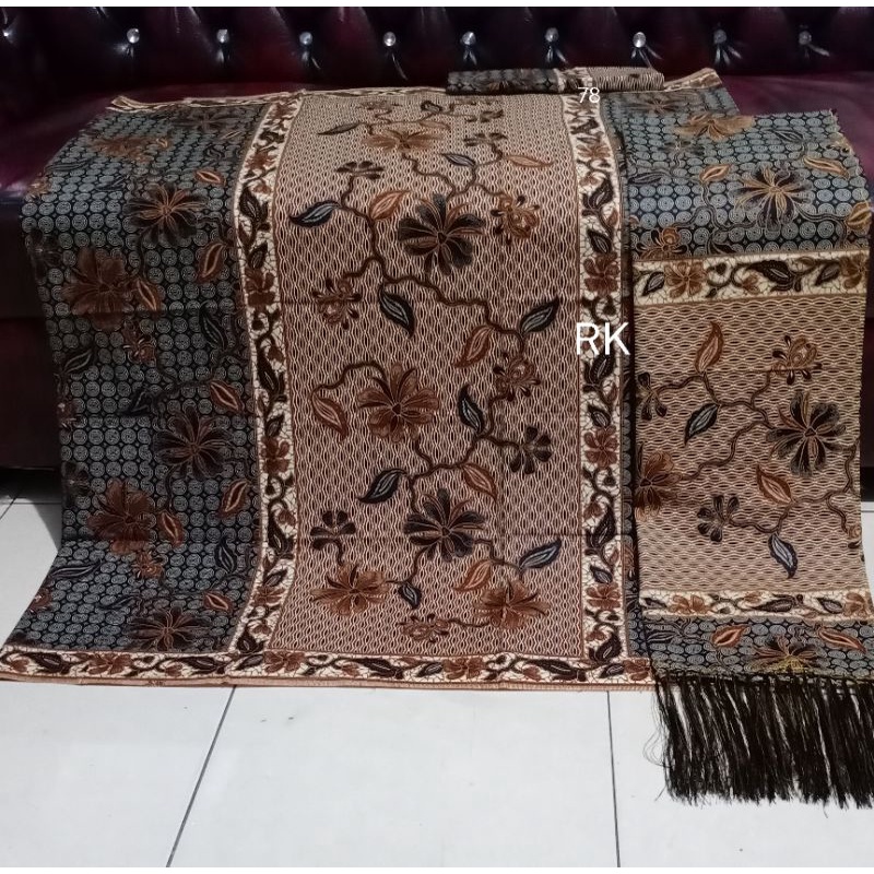 Sarung Selendang Bordir Motif Batik-2