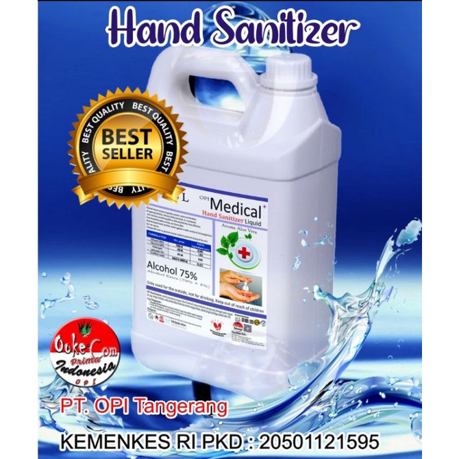 Hand Sanitizer 5 liter aloevera cair