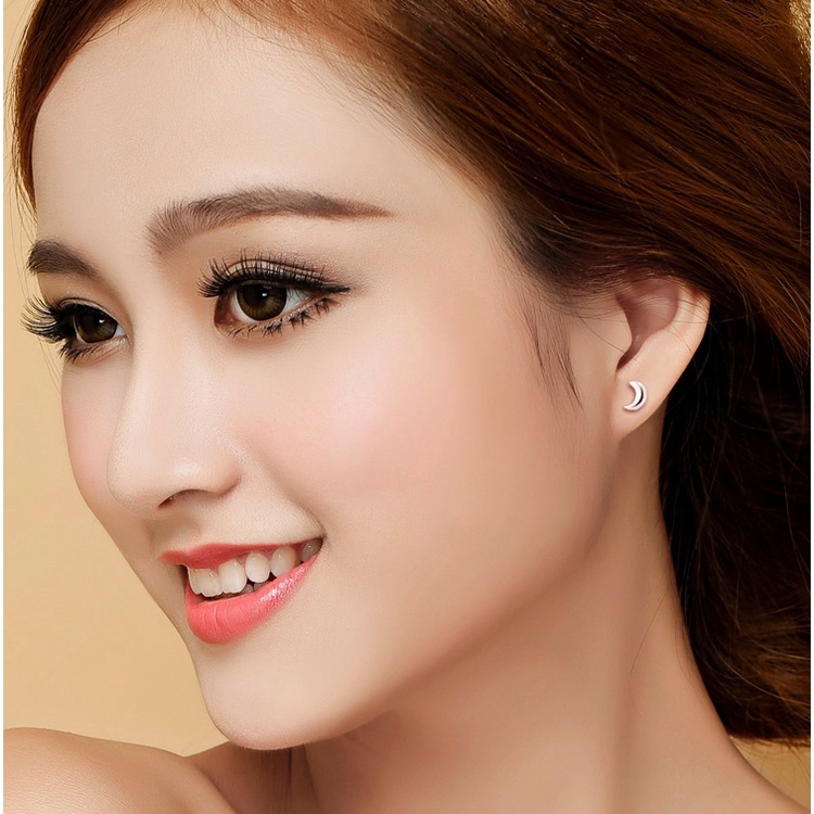 925 anting-anting perak murni, Busana sederhana, Anting-Anting wanita, Perhiasan Fashion Korea, Aksesoris telinga ED001