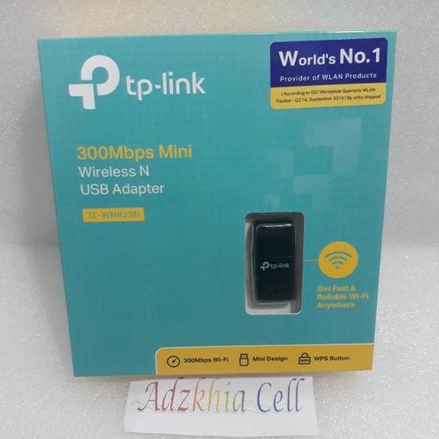 TP-LINK TL-WN823N : 300Mbps Mini Wireless N USB Adapter 823 823n TL wn823 RESMI