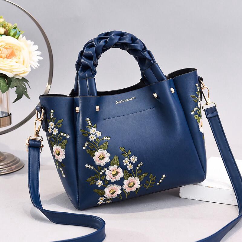 mv80484 tas HANDBAG motif flower wanita tas import BQ3019  EL 484 GT1625 JT01875 CR7176