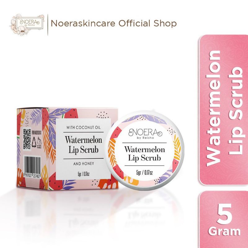 Noera Watermelon Lip Scrub BPOM Lip Care 5gr