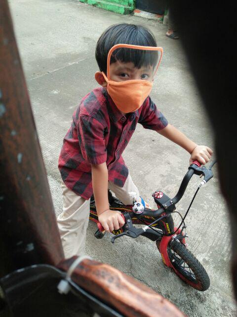 Ready Stock Masker Shield Junior Wardrobe Original 3lapis Kain