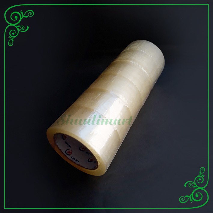 

Lakban Bening Lem Perekat Plakban OPP Tape Clear Isolasi 6 pcs 1 Slop Alat Tulis Kantor Pertukangan