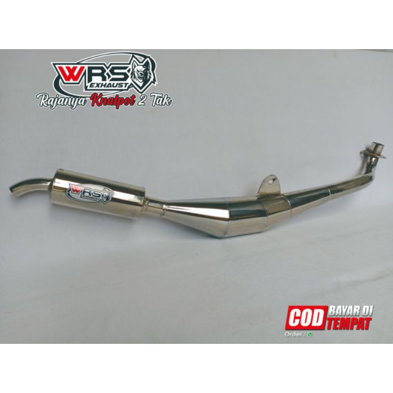 Knalpot Fiz r Racing Chroom WRS