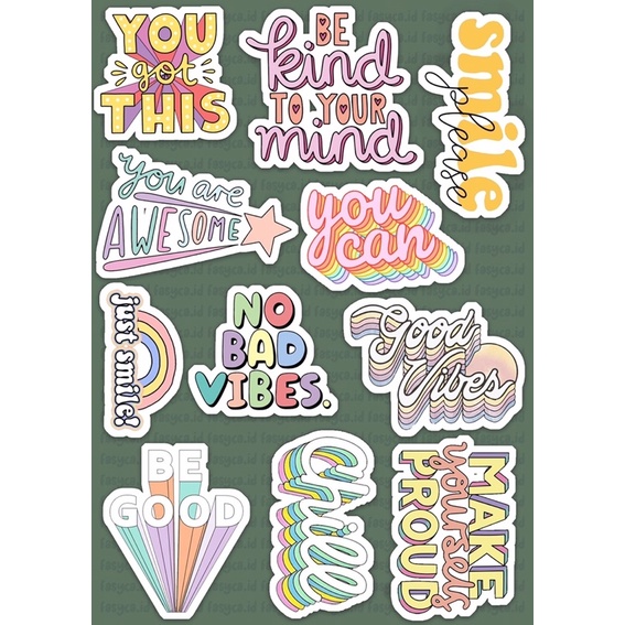 

Motivation Quotes Sticker Pack by Fasyca | Sticker Quotes | Quotes Motivasi | Sticker Motivasi | Motivation Sticker | Motivation Quotes | Journaling Sticker | Decor Sticker | Aesthetic Sticker | Sticker Murah | Sticker Dekorasi | Sticker Lucu