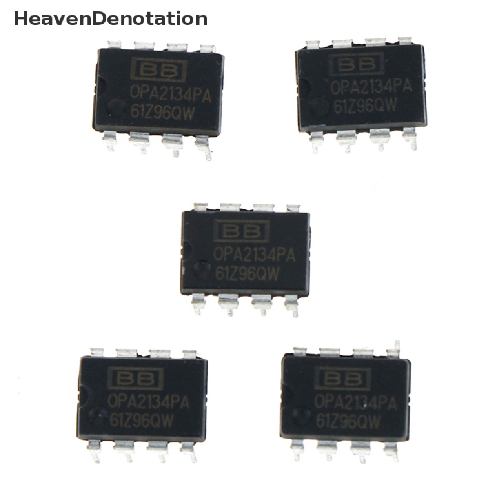 5 Pcs Op Amp Ic Bb / Ti Dip-8 Opa2134Pa Opa2134 100%