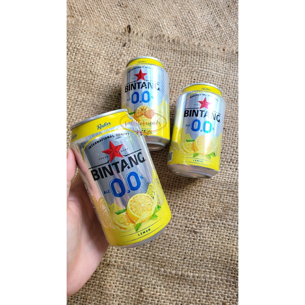Radler Bintang 0% Lemon kaleng 330 ml