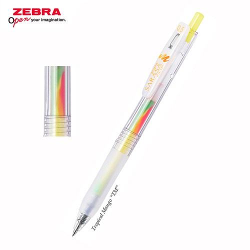 

Gramedia Medan - ZEBRA SARASA CLIP 05 MARBLE TR OPICAL MANGGO