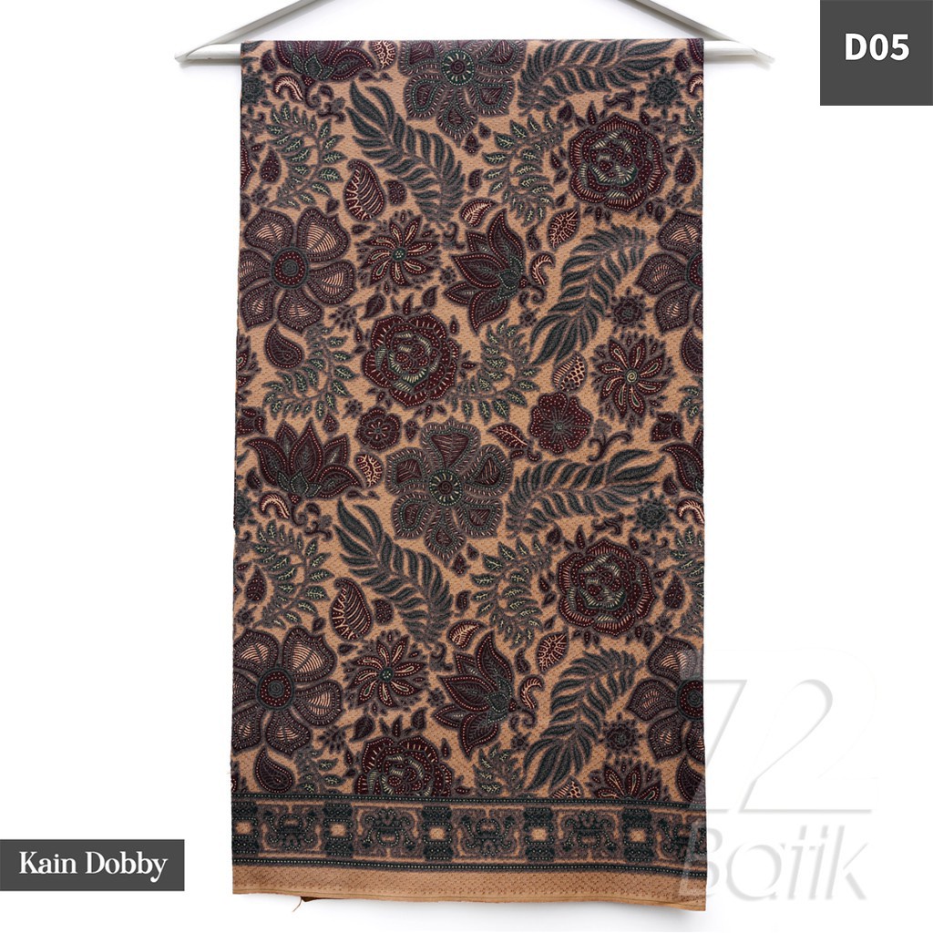 KAIN BATIK PREMIUM Dobby Motif Kembang Warna Hitam Item Ireng Dolbi Dobi Doby Viscos 726288 CAP 72 - Jarik Jarit Samping Kebat Panjang Batik Dobby Modern Premium Bahan Seragam Batik Pernikahan Kantor Keluarga Murah Kamen Jadi Batik Bali Lembaran