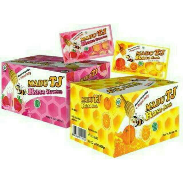 

MADU TJ ISI 12 SACHET (Rasa Jeruk / Strawberry) TRESNO JOYO
