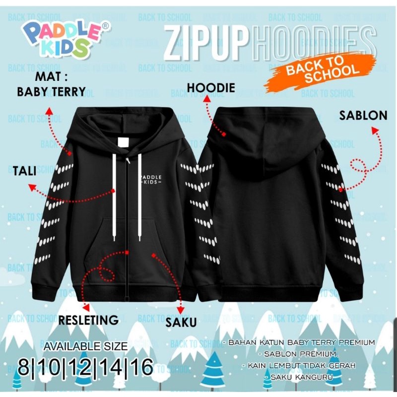 Jaket anak Paddlekids cowok dan cewek