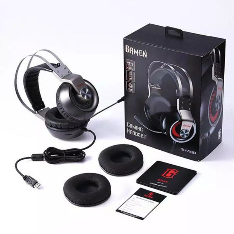 Headphone Bando Gaming Gamen GH7100 with Microphone