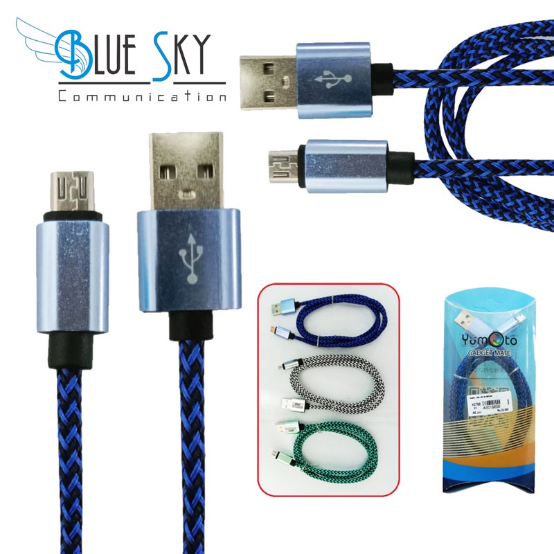 KABEL USB JRC45 MICRO WOVEN 1M