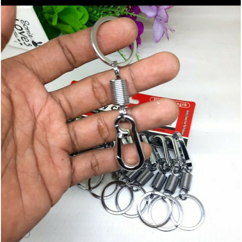 Gantungan Kunci Ring Stainless Premium