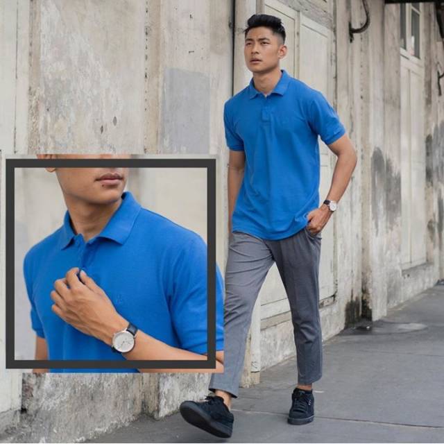 POLO SHIRT HEAVEN LIGHTS MEN TEAL